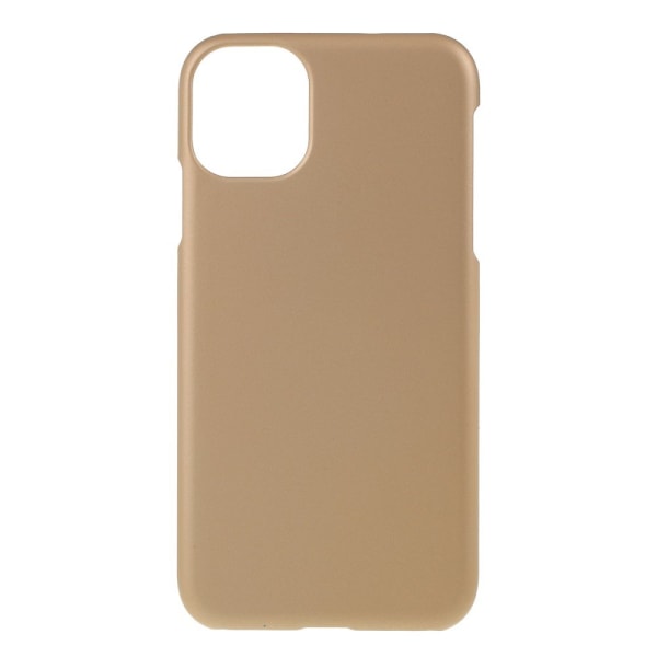 Gummibelagt plastik cover til iPhone 11 Pro - Guld Gold