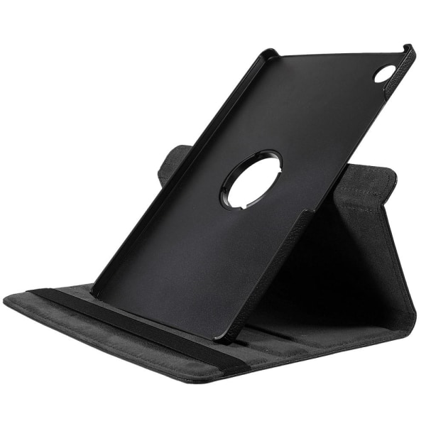Litchi Taske Roterende Stativ Samsung Galaxy Tab A8 10.5 (2021) Black