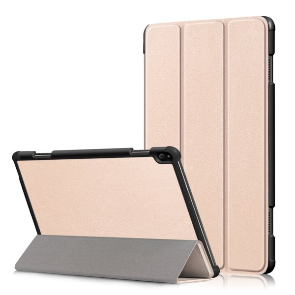 Tri-fold Deksel til Lenovo Tab P10 - Gull Gold