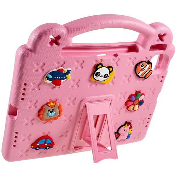 Til iPad Air 11 (2024) EVA Foam Stativdeksel - Rosa Pink
