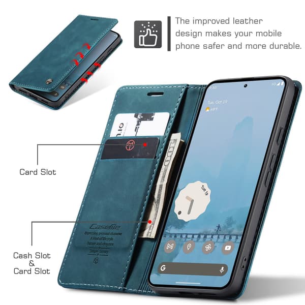 CASEME For Google Pixel 10A Etui med Stativ Blue
