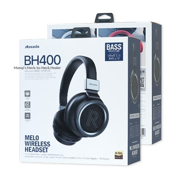 AZEADA Trådløse Hovedtelefoner Over-Ear Bluetooth Kompatibel 5.0 HiFi Headset - Sort Black
