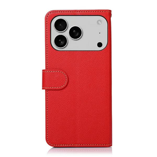 KHAZNEH Telefonpungcover til iPhone 18 Pro / 17 Pro Red