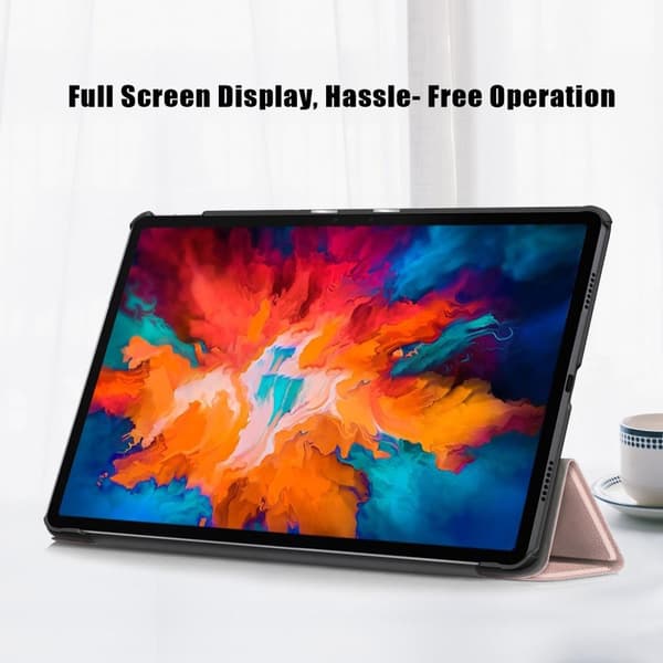 Trifoldbart deksel til Lenovo Tab P11 Pro TB - J706F - Rose Gull Pink gold