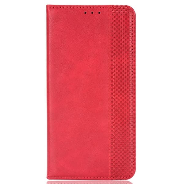 Lommebok Stativ Flip Telefonveske for Samsung Galaxy A35 5G Red
