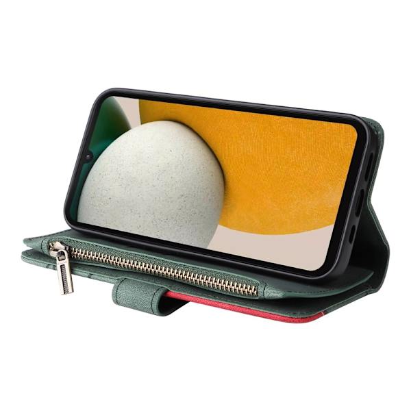 KT-monitoimisarja-5 Samsung Galaxy A15 -puhelinkotelolle Green