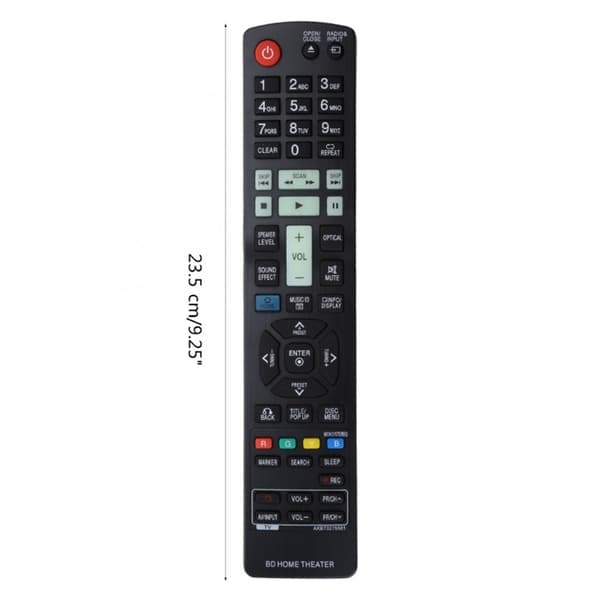 Fjärrkontroll Ersättning för AKB73275501 För LG Blu-Ray DVD Spelare Svart