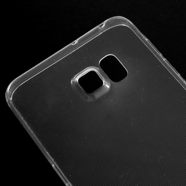 Samsung Galaxy S6 EDGE+ PLUS ohut TPU-kuori LÄPINÄKYVÄ Transparent