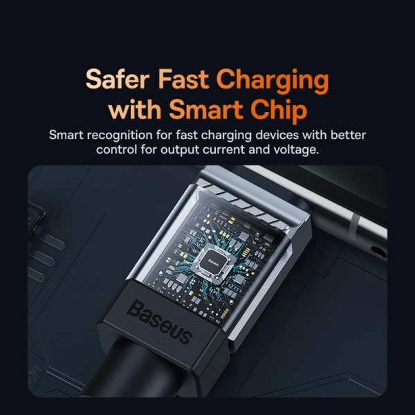 BASEUS CoolPlay Series 1m USB-C Ladeledning 100W Orange