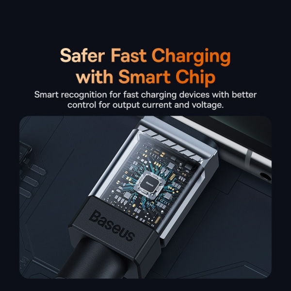 BASEUS CoolPlay Series 1m USB C Opladerkabel 100W Orange