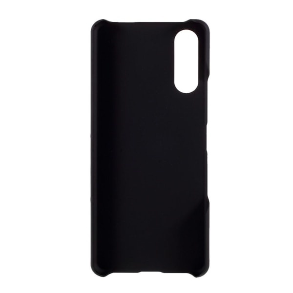 Kumipäällysteinen kova case Sony Xperia 10 III -puhelimelle - musta Black