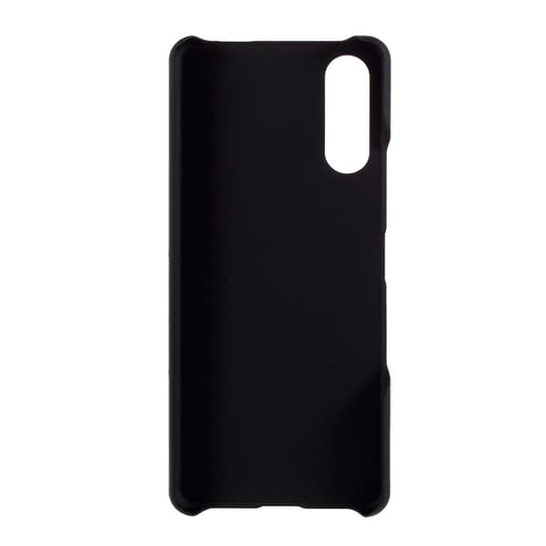 Rubberized Hard Plastic Suojakuori - Sony Xperia 10 III - Musta Black