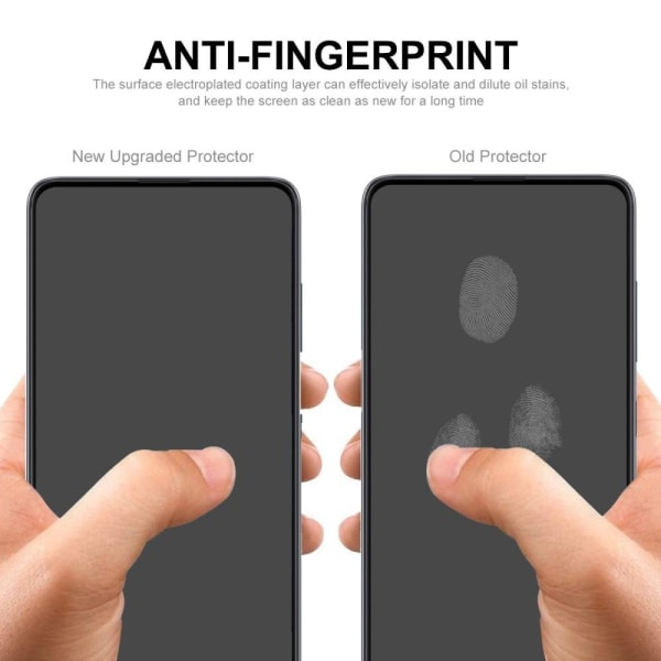 Samsung Galaxy A22 4G HAT PRINCE Täysi peittävä karkaistu lasi Transparent