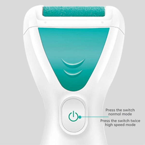Fodkværn Elektrisk hård hud Hæle Slibning Pedicure Remover Død hud Green