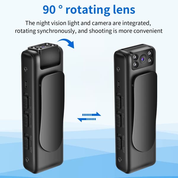Infrarødt Nattsyn Full HD 1080P Got Kamera Videoopptaker Black