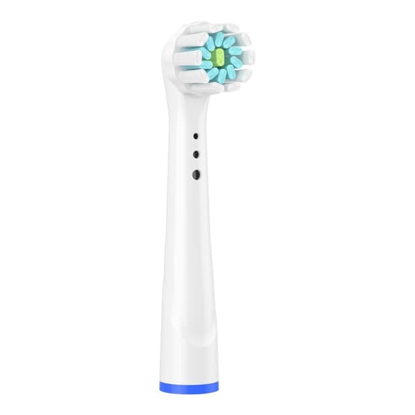 2x4 tandbørstehoveder til Braun Oral - B til følsomt tandkød White