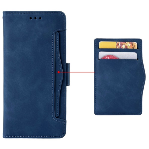 Wallet Stand Flip Phone Case for Sony Xperia 1 VI  - Blue Blue