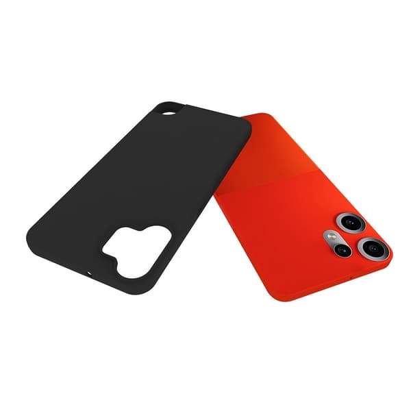 Til Nothing CMF Phone 2 Pro) Etui Mat Finish Blødt TPU Cover Black