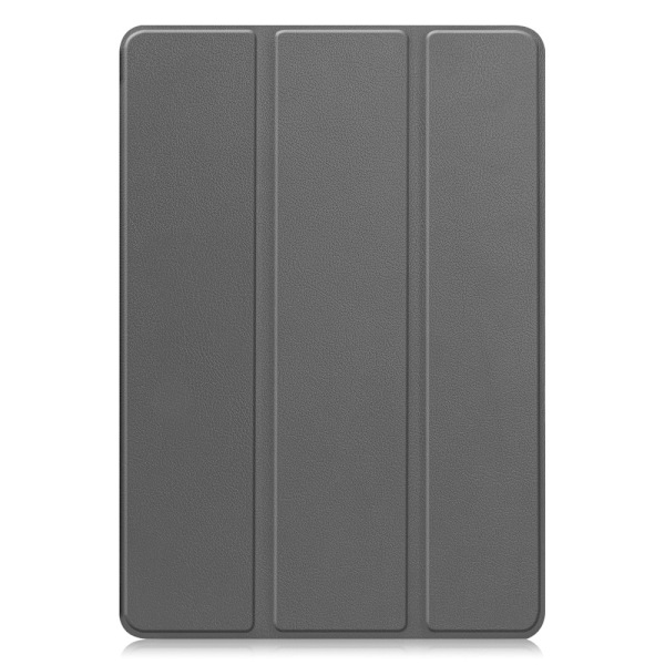 Til Lenovo Idea Tab Pro Case Tri-Fold Stand Cover med Pen Holder - Grå Grey