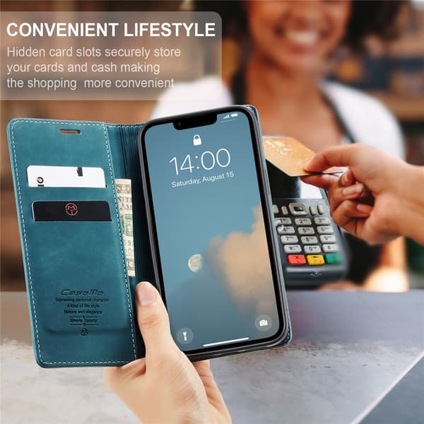 CASEME pungetui til iPhone 17e / 16e Blue