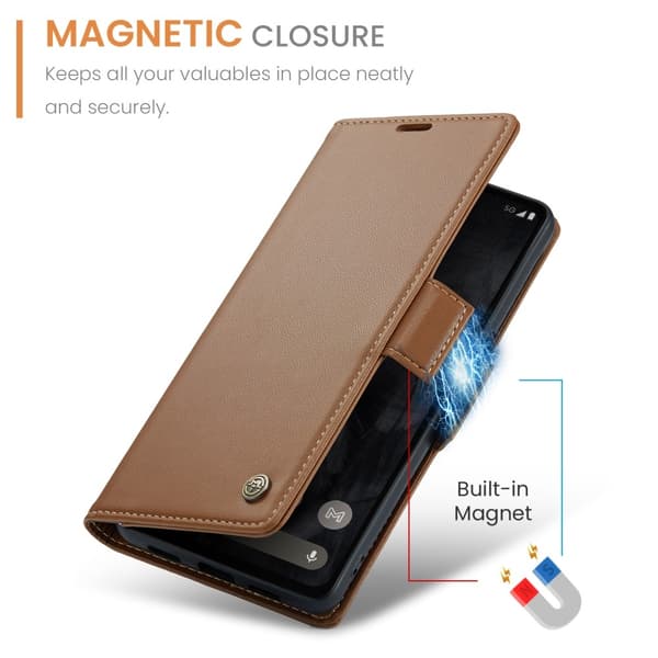 CASEME Retro Pung Taske til Pixel 8 Pro Brown