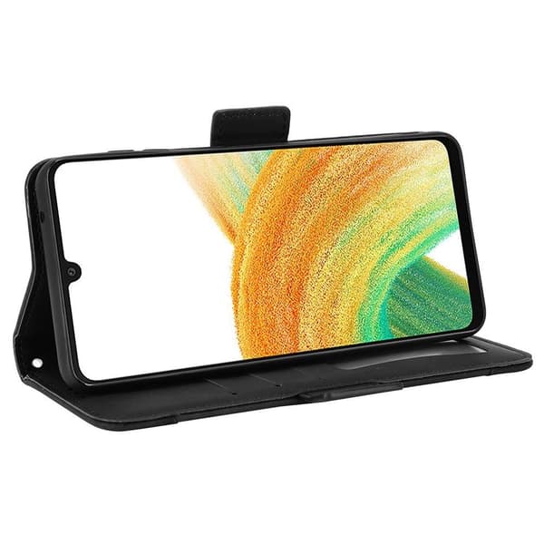 Lompakkoteline puhelinkotelo Samsung Galaxy A23 5G: lle Black