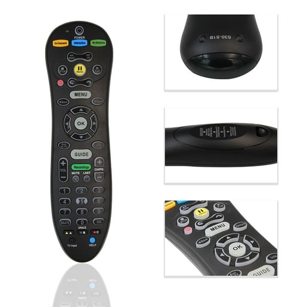 Fjernkontroll Utskiftning for S30-S1B for U-Verse set-top-boks LCD-TV infrarød Black