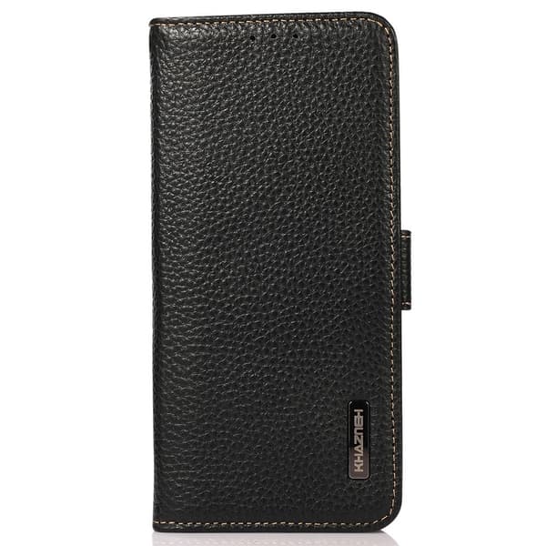 KHAZNEH Til Xiaomi 17T Læder Wallet Cover Black