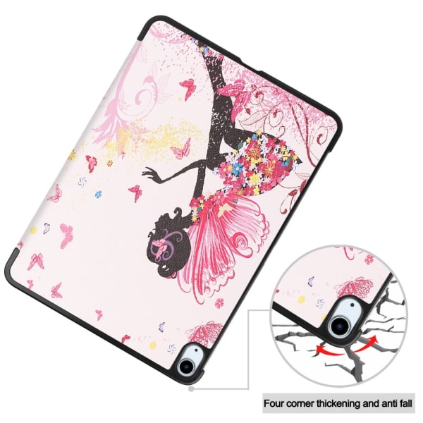 Etui for iPad Air 11 (2024) - Tri-fold Stativ Tablettdeksel - Jente Multicolor