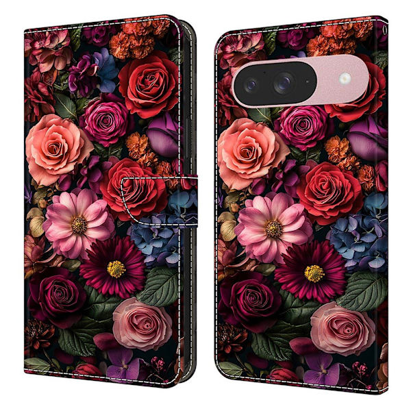 For Google Pixel 10 Pro / 10 / 9 Pro / 9 Wallet Case Pattern Printing PU Leather Flip Stand Phone Cover Multicolor