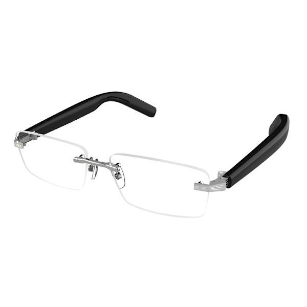 Langaton musiikki Bluetooth 5.3 Smart Glasses Mikrofoni Kaiutin Pyöräile Juoksu Transparent