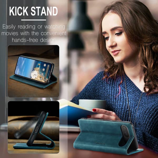 CASEME For Google Pixel 10 Pro / Pixel 10 Etui med Stativ Green