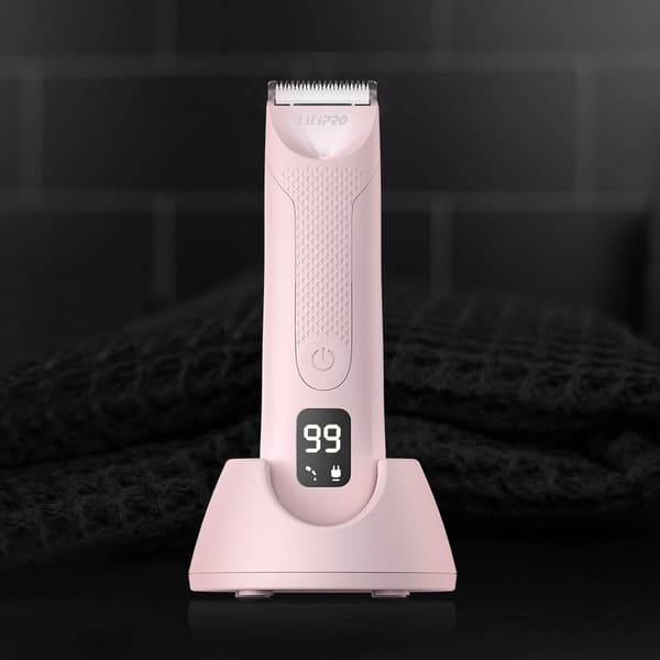 LILIPRO Elektrisk Kropshårstrimmer LED-display Privatdelstrimmer Black