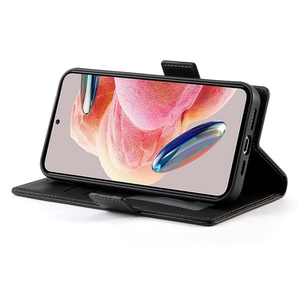 Phone Wallet Case with Stand for Realme C100 5G / C83 5G Black