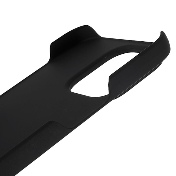 Rubberized Hard PC Case Protective Shell for iPhone 14 Pro - Black Black