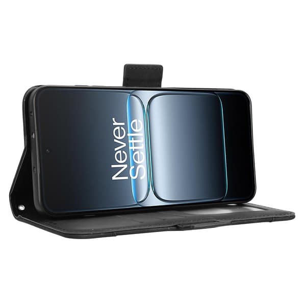 Til OnePlus Nord 5 5G Case Pung Etui Shell Telefon Case Ekstra kort - Sort Black