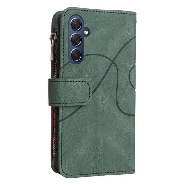 KT Multifunksjons Serie-5 For Samsung Galaxy A16 Telefonveske Green