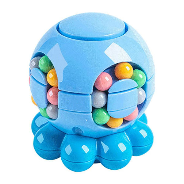 Magic Bean Puzzle Octopus Magic Cube Stressinlievityskoulutus Blue