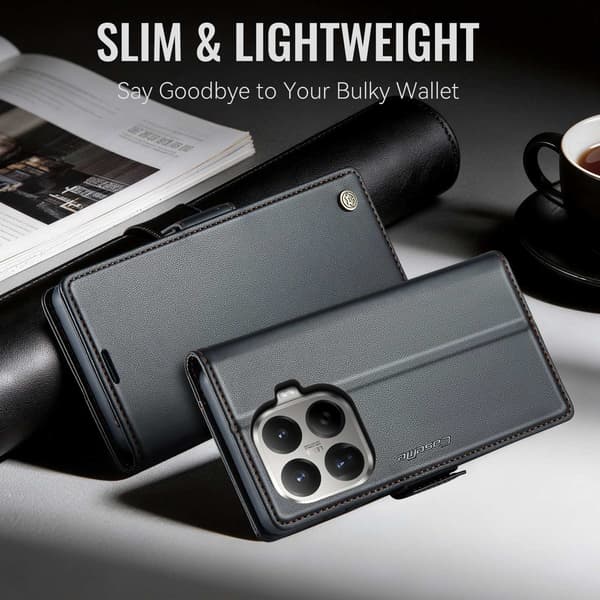 CASEME Til Xiaomi 17T Pungcover Black