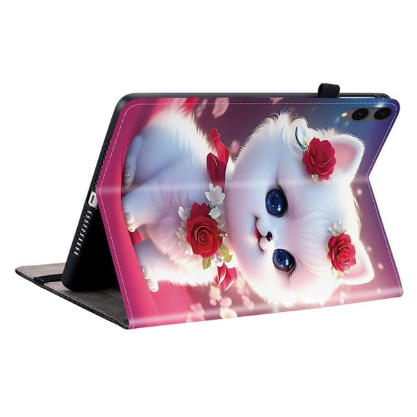 Mønstret tabletcover til Samsung Galaxy Tab S12+ Red