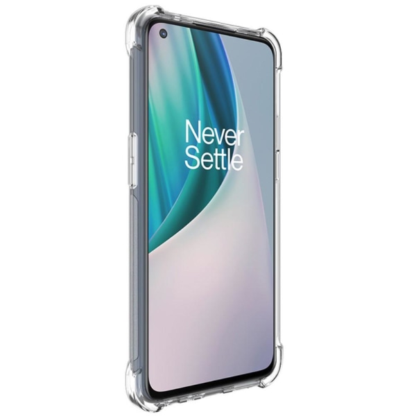 IMAK Soft TPU skal + Skärmskydd till OnePlus Nord N100 Transparent