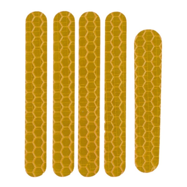 1 sæt til Ninebot ES1 ES2 ES3 ES4 reflekterende klistermærke strimmel - gul Yellow