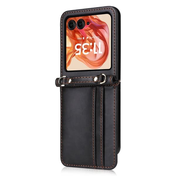 Til Motorola Razr 70 / 60 / 50 5G / Razr 2026 / 2025 / 2024 Mobildeksel Black