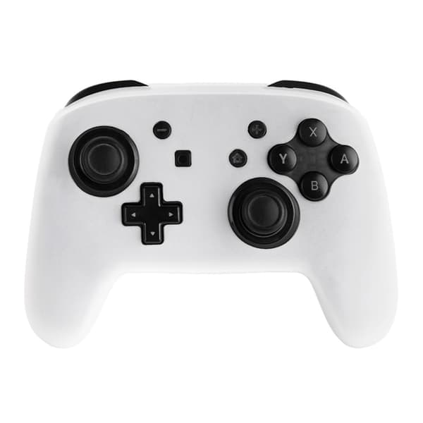 Kompatibel med Nintendo Switch Pro Controller Case Silikone - Hvid White