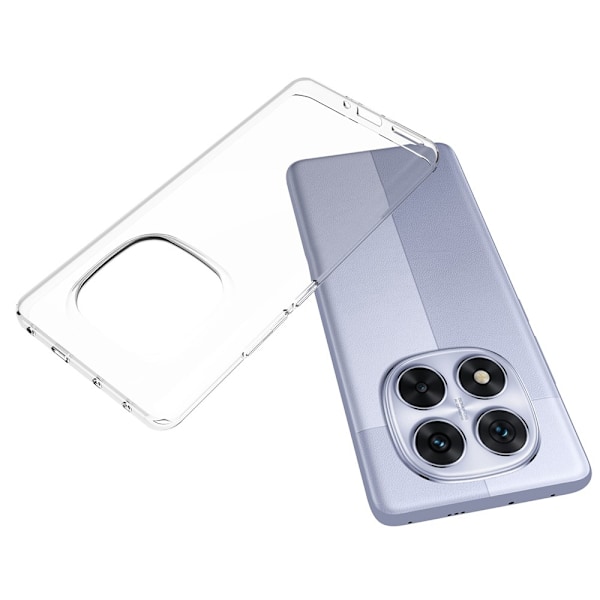 Til Xiaomi Redmi Note 14 Pro 5G Case TPU Cover Bagside Transparent