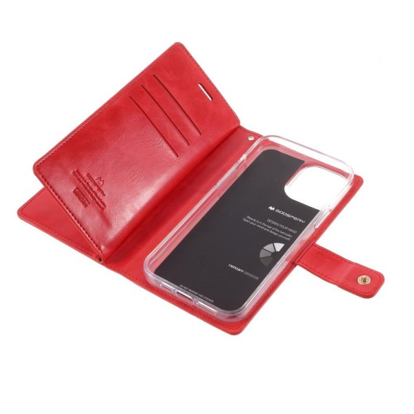 Mercury Goospery Mansoor iPhone 12 Mini Plånboksfodral Röd
