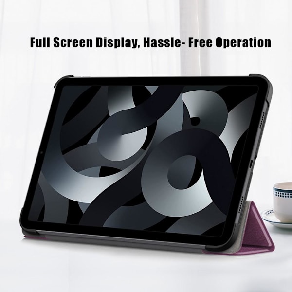 Apple iPad 10.9 2022 Slim fit tri-fold fodral - Lila Lila