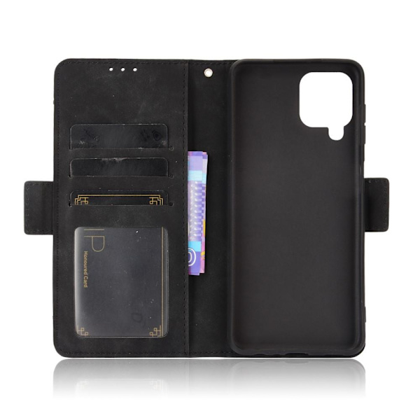 Wallet Stand Flip Phone Case til Samsung Galaxy A22 4G - Sort Black