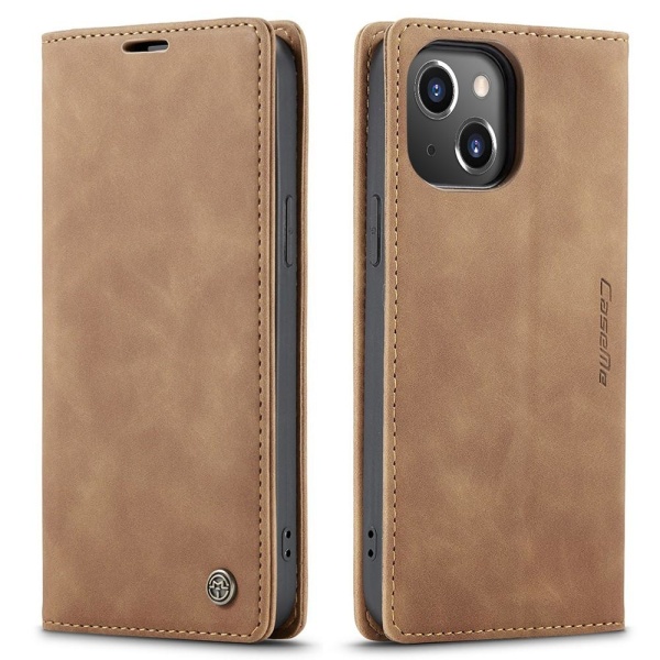 CASE Retro -lompakkokotelo iPhone 13 Pro - ruskea Brown