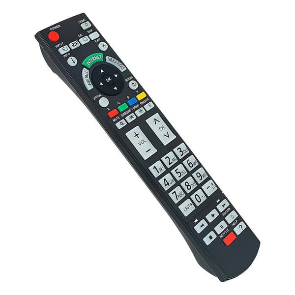 Fjernkontrollerstatning for N2QAYB000777 For Panasonic TV Black